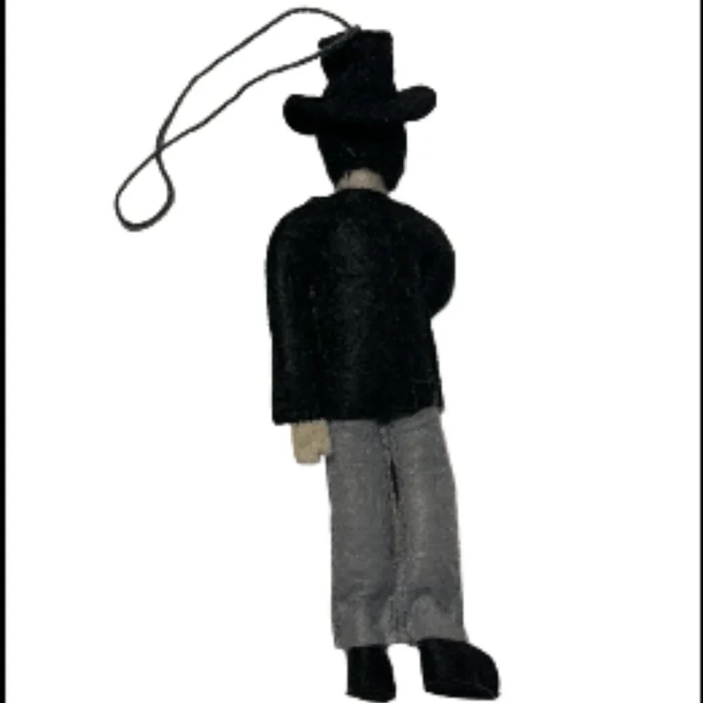 Abraham Lincoln Handcrafted Doll Ornament